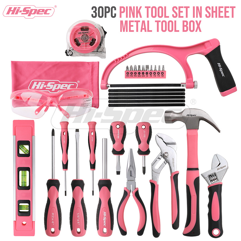 Power Tools Pink - Set di strumenti di riparazione per