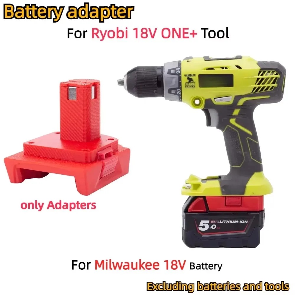 Power Tools Ryobi - Adattatore Convertitore per Batterie Milwaukee 18V