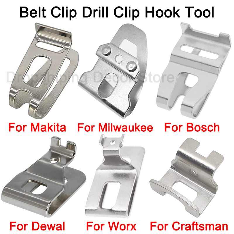 Power Tools Ryobi - Clip da cintura con gancio e