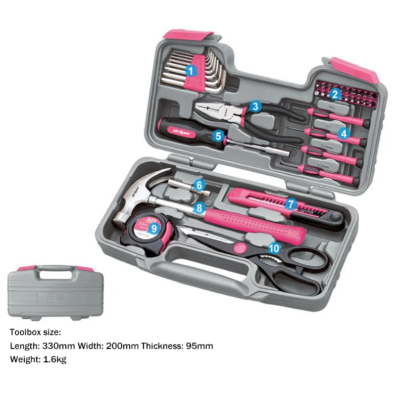Set di utensili manuali rosa K - Power Tools Pink recensione e prezzo