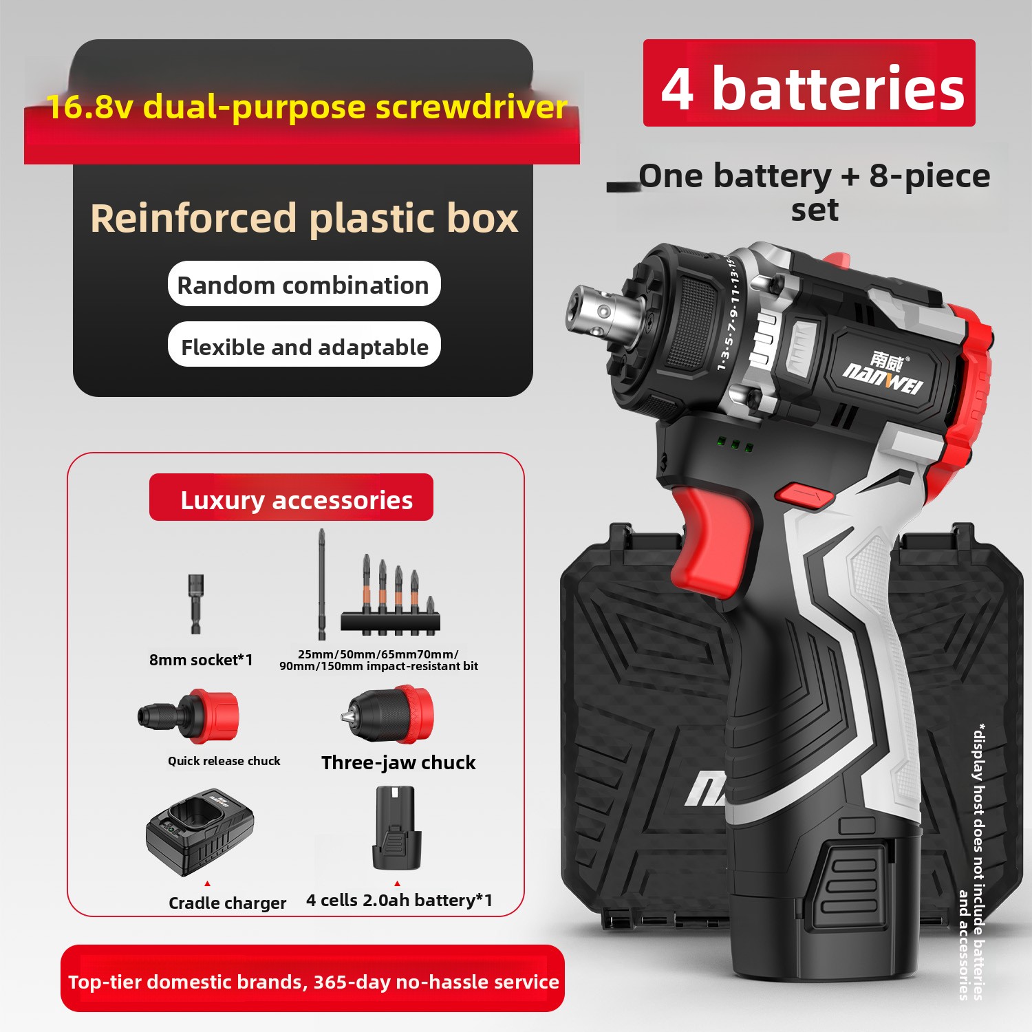 16.8V Trapano multi-testa Batt - Power Tools Used recensione e prezzo