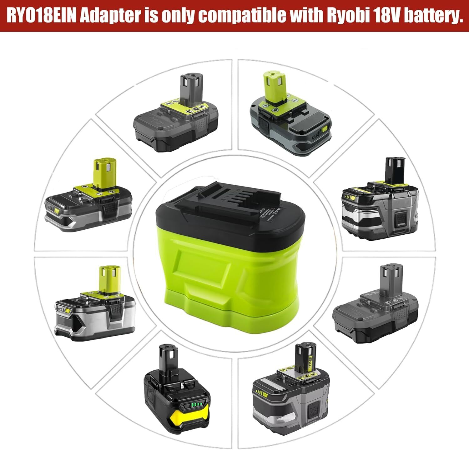 Adattatore per Batteria Ryobi  - Power Tools Ryobi recensione e prezzo