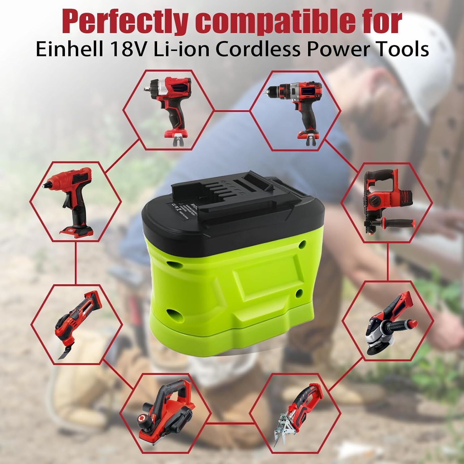 Adattatore per Batteria Ryobi  - Power Tools Ryobi recensione e prezzo