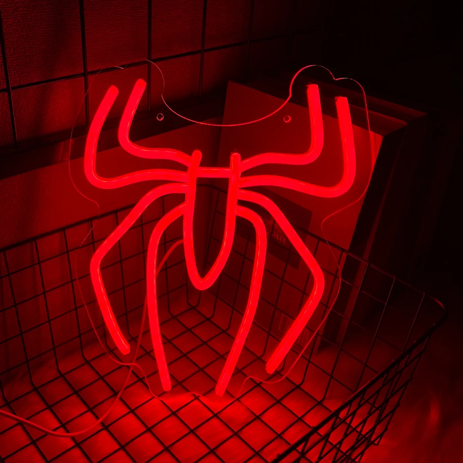 Logo Spider Neon Led Alimentat - Power Tools Logo recensione e prezzo