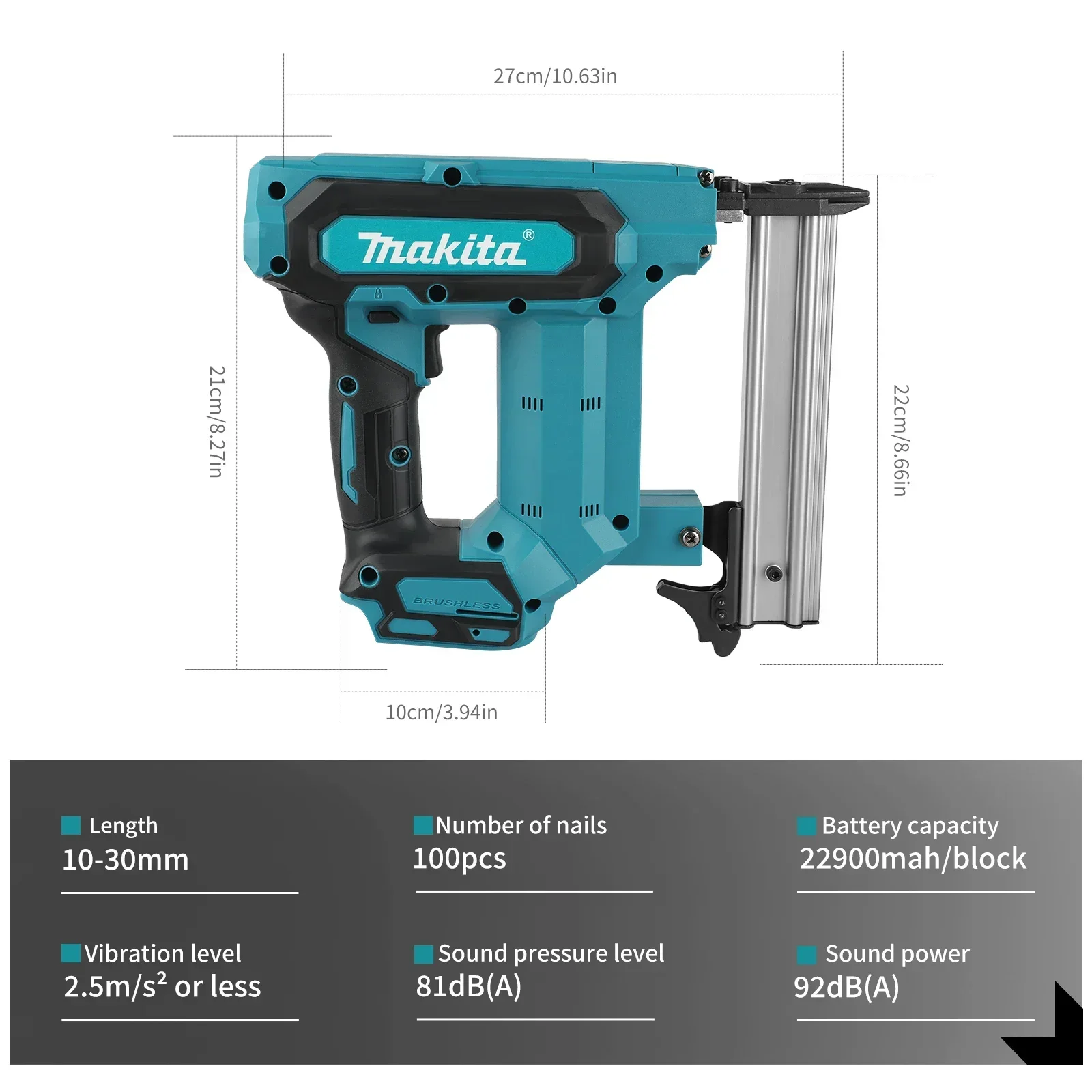 Makita F30 Chiodatrice Diritta - Nail Gun Brad recensione e prezzo