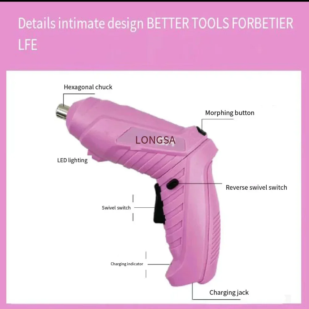 Nuovo cacciavite elettrico ros - Power Tools Pink recensione e prezzo